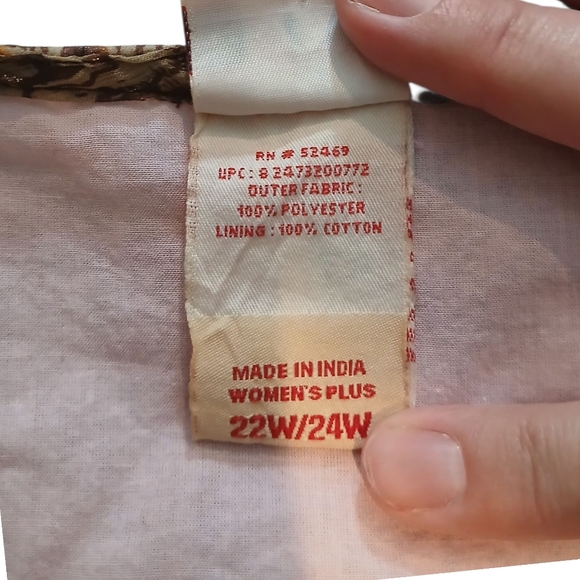 Vtg Y2k Babydoll Patchwork 22W 24W Empire Waist Fairy Grunge Romantic Victorian - Picture 9 of 11